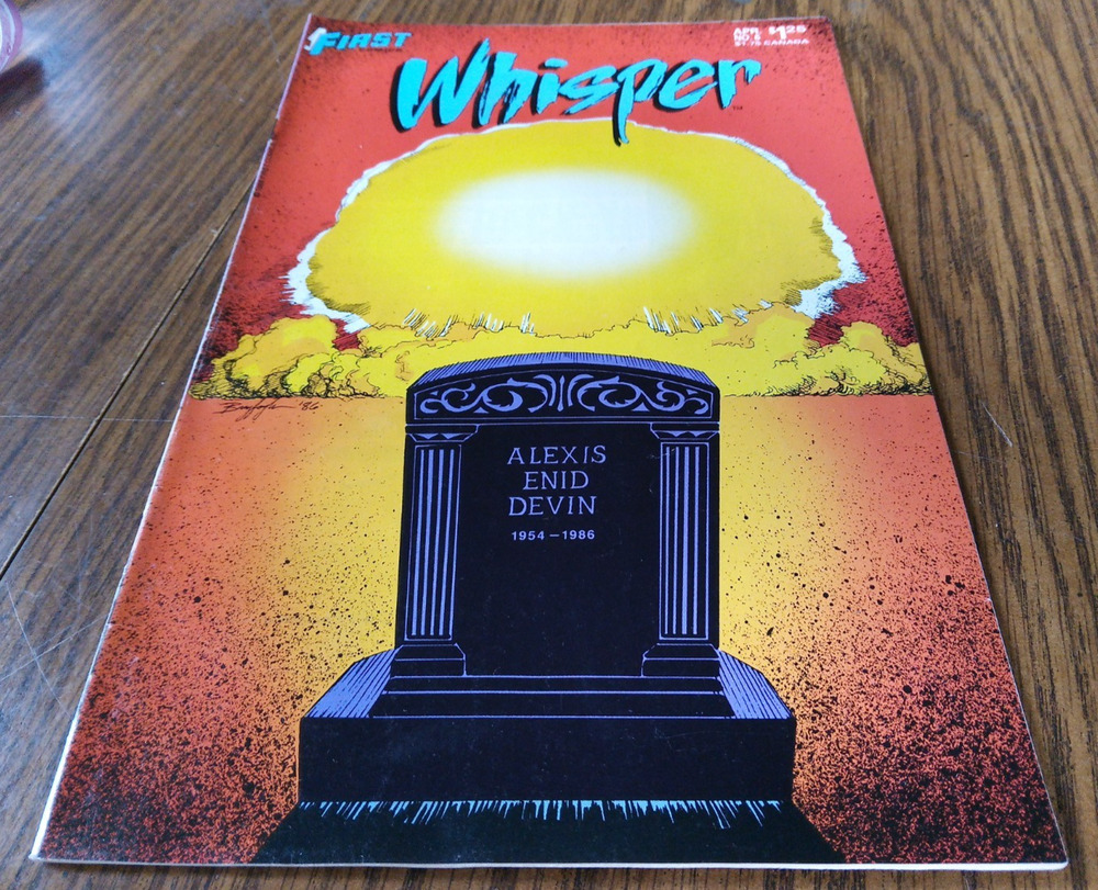 Whisper #6 April 1987 First Comics